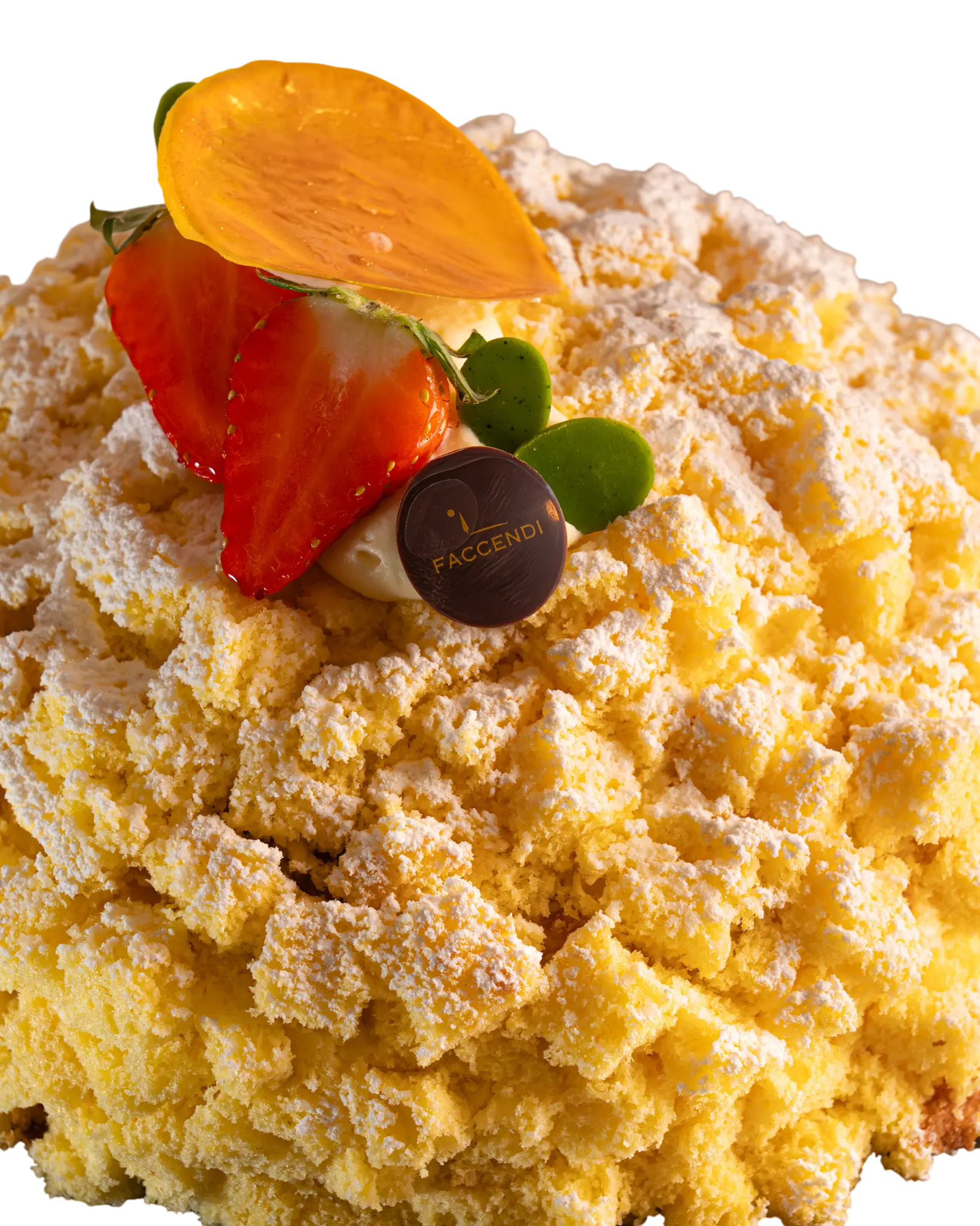Alternative view of Torta Mimosa Tradizionale