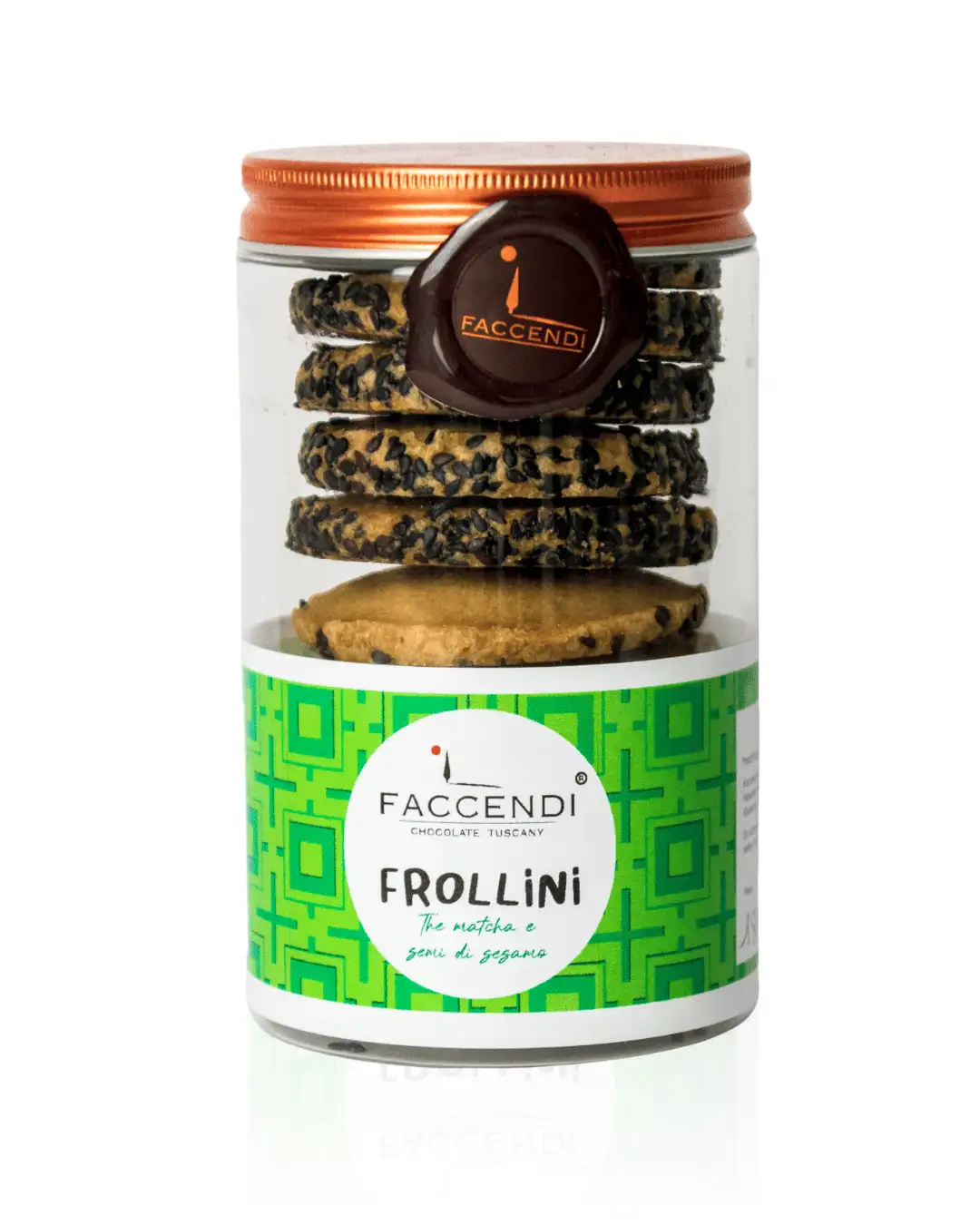 Frollini Artigianali The Matcha e Semi di Sesamo 220gr