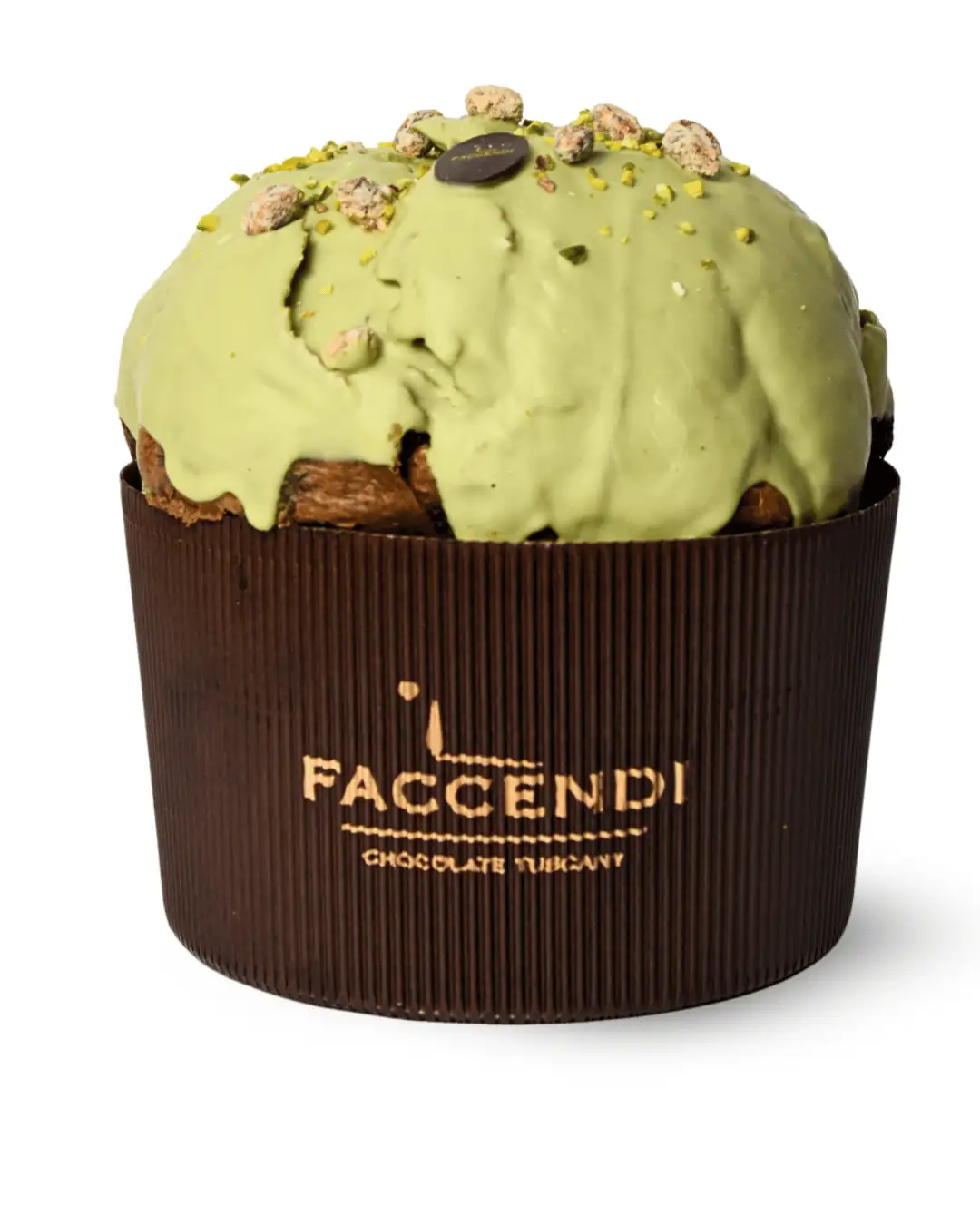 Panettone Artigianale Glassato al Pistacchio Faccendi