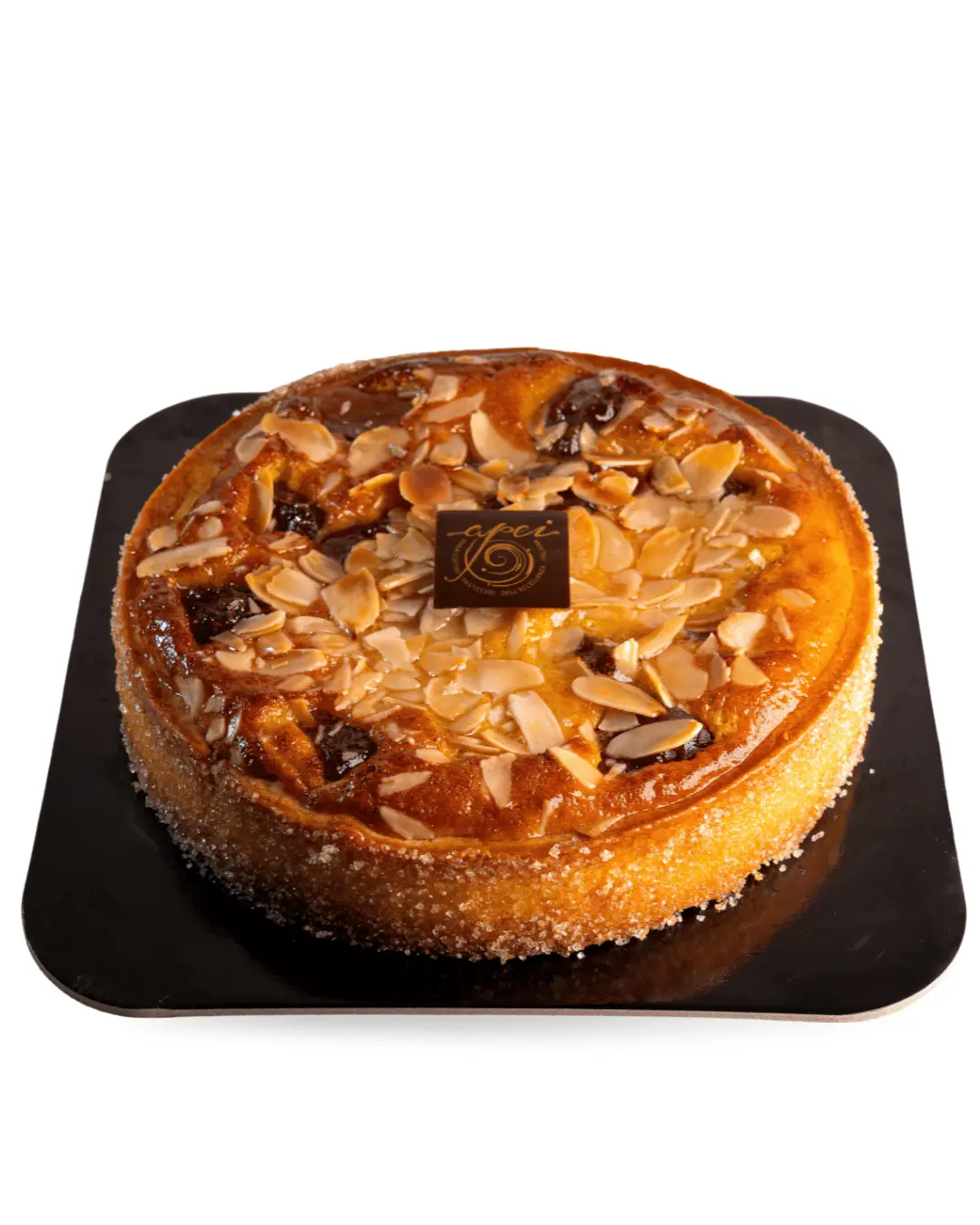 Crostata Renetta Artigianale con Mele, Mandorle e Albicocca