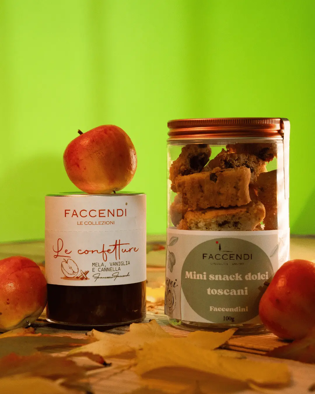 Confettura-MELE-cantucci-kit-autunno-Faccendi
